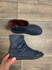 loints of holland boots women shoes leather blue size 38,5