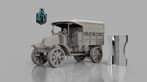 Renault late model - model, ww1