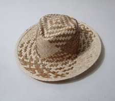 chapeau de paille vintage T.57