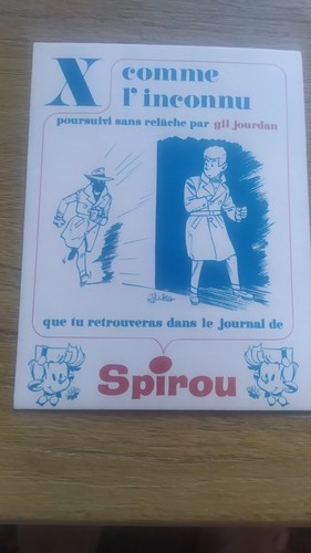 Spirou buvard alphabet comme - spirou,