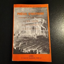 PRECIS D'HISTOIRE 1789-1848