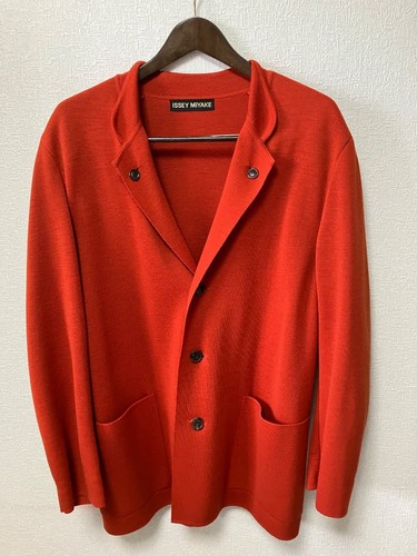 Veste tricotée laine issey - laine,