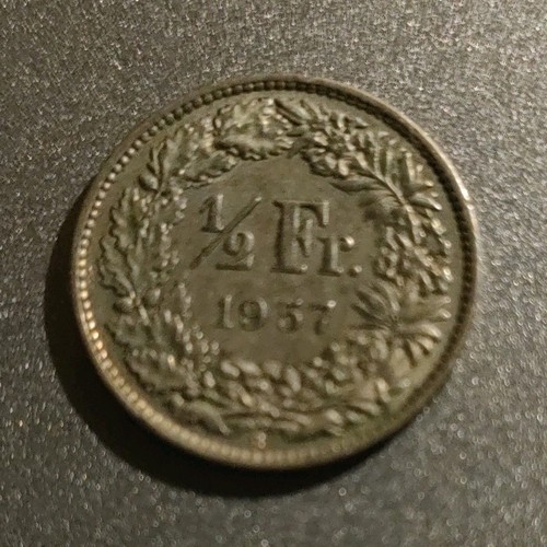 Suisse franc 1868 pièce - 1/2,