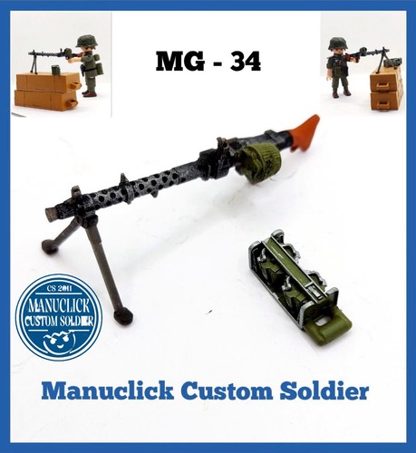 Playmobil custom ww2 mg34 - ww2,