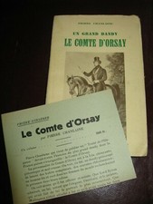PIERRE CHANLAINE GRAND DANDY COMTE D'ORSAY 1951 NAPOLEON III ENVOI Signé à ALDé