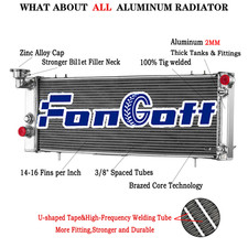 4 Rangées Radiateur Pour 1994-2001 Jeep Cherokee Xj SUV 4.0 6cyl Petrol AT NEW