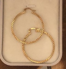 créoles Textures Vintage Or