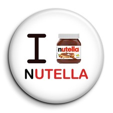 I love nutella 1 - Badge Epingle 38mm Button Pin