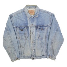 Veste En Jean En Coton Bleu