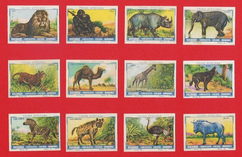 Poster stamps african fauna - poster,
