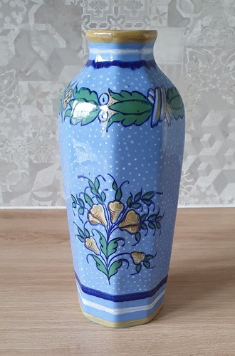 Vase boch faience craquelee - en,