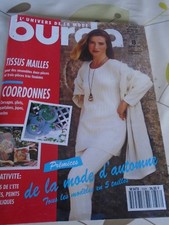 MAGAZINE BURDA CORSAGES GILETS