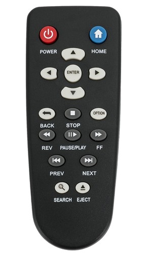 Replaced remote for wd - wd-rc,