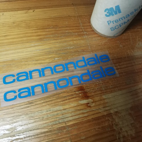 Cannondale frame letters - , font
