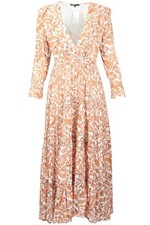 MAJE PRINTED MAXI DRESS UK 14