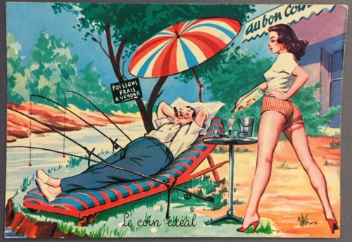 Carte postale humoristique - postale,