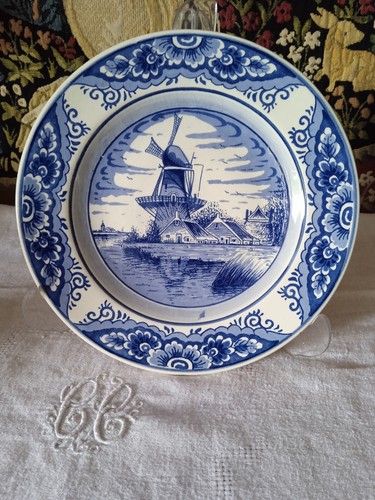 Assiette décorative delft - décorative,