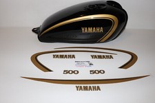 SR 500 YAMAHA EMBLEMES COMPATIBLE POUR RESERVOIR ET CACHES ET DOSSERET