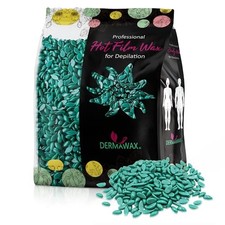 Dermawax 500g Perles de Cire Chaude Black Azulen – Épilation Brésilienne Sans...