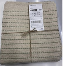 Ikea STARREKLINTE Rug, flatwoven, natural/light green, 120x180 cm,305.079.17