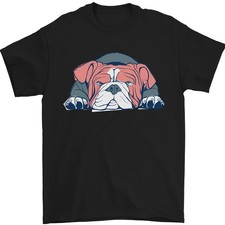 Chiens Bulldog Anglais T-Shirt 100% Coton