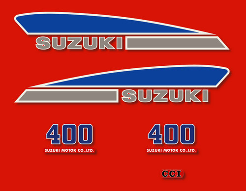 Suzuki ts400 1974 kit déco - suzuki,