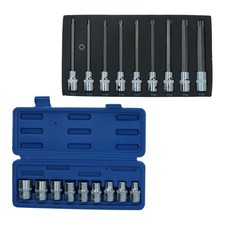 Douilles Torx E longues courtes 1/2" Drive mâle + femelle T27 - T70 E10 - E24...