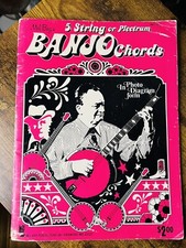 Mel Bay’s 5 String Or Plectrum Banjo Chords 1973 MB 93267