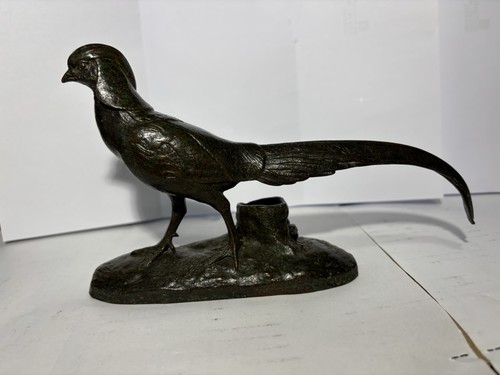 Faisan barye bronze - ,