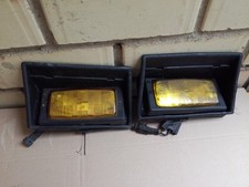 Citroen BX Cibie Valeo original yellow fog lights with holders