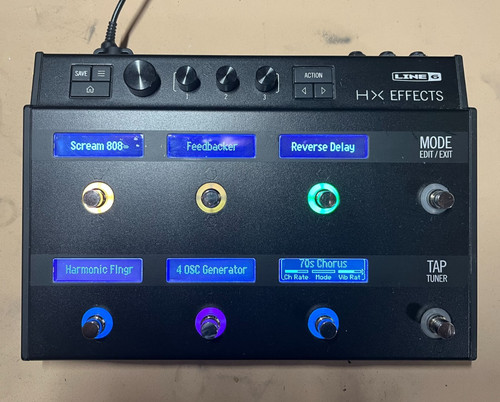 Line effects guitar - hx,