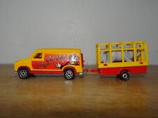 Majorette truck van and its trailer Magic Circus with elephant ref 279/234