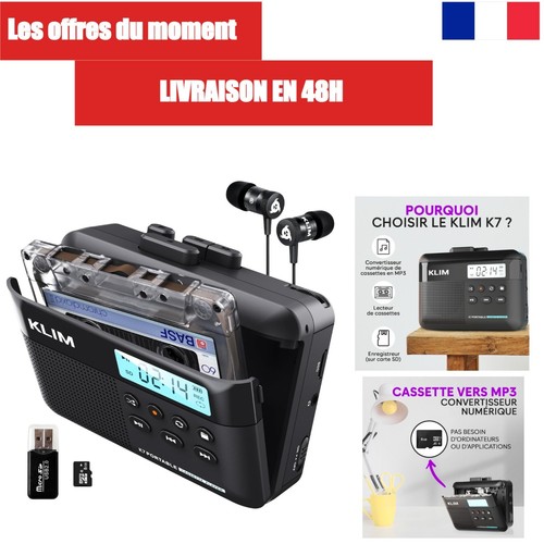 Lecteur cassette klim - k7,