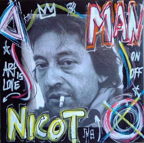 Spaco signed gainsbourg nicot - signed,