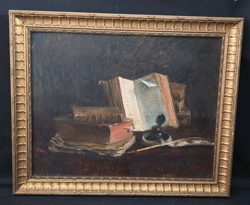 Tableau ancien huile nature - ancien,
