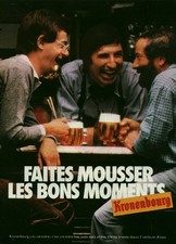 Publicité ancienne bière