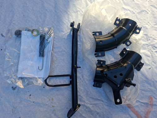 Bequille laterale avec - laterale, support