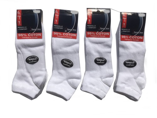 Lot socquettes coton - de,