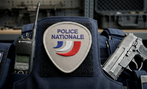Police nationale ecusson - police,