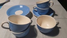 5 tasses et soucoupes Villeroy