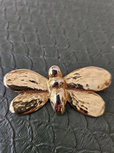 Broche libellule doree - libellule,,
