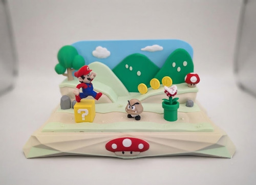 Diorama super mario - diorama, bros