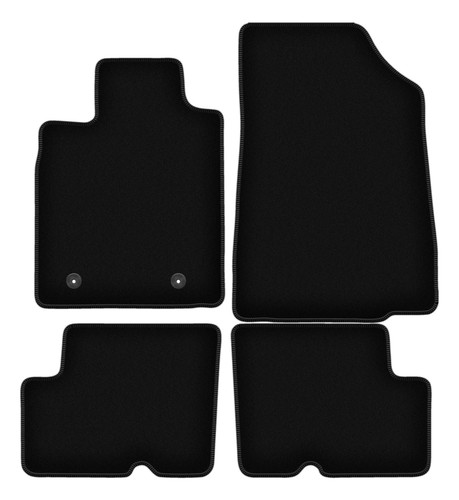 Tapis sol velours noir - de,
