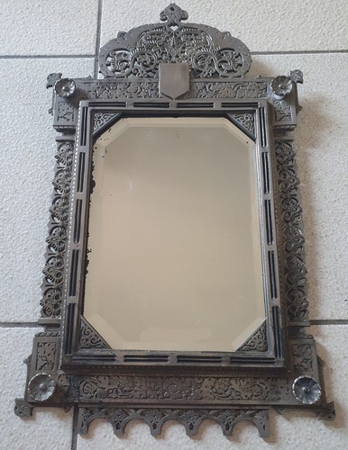 Miroir espagnol bronze fin - espagnol, en