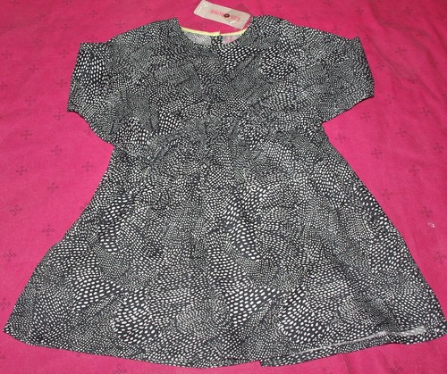 Robe imprimée galets noir - imprimÉe,