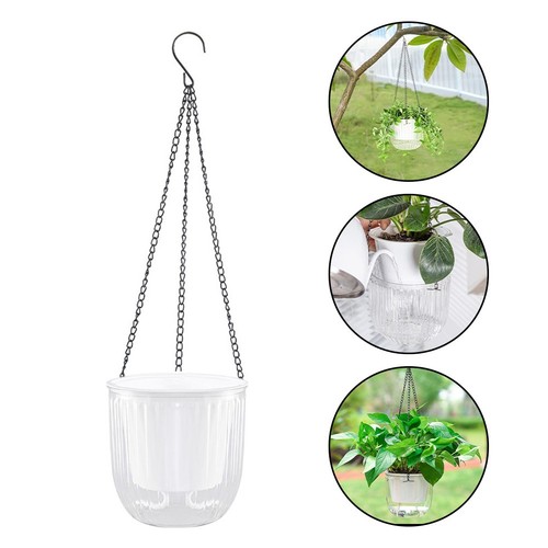 Pot fleurs suspendu avec - de,