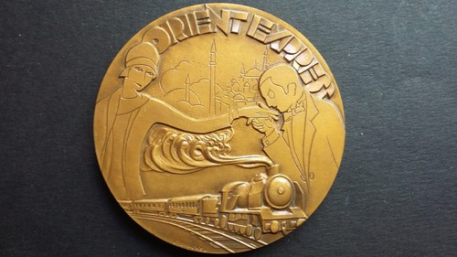Médaille orient express en - médaille,