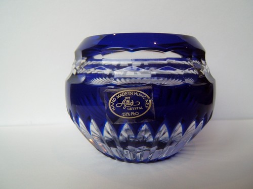 Vase ajka 1878 crystal blue - 1878,