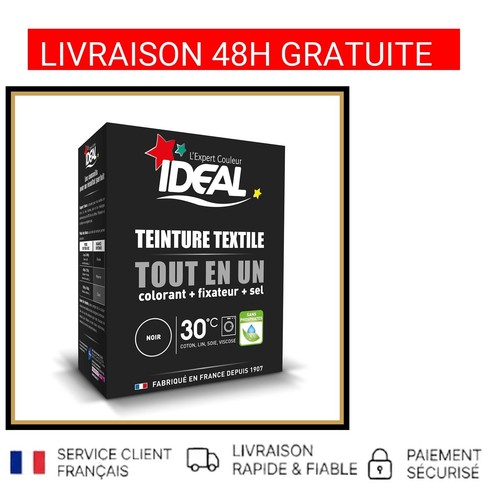 Teinture tissu noir tout - tissu, un