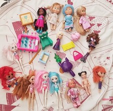 LOT MINI-POUPEES BARBIE DISNEY ENCHANTIMALS ET AUTRES +ACCESSOIRES